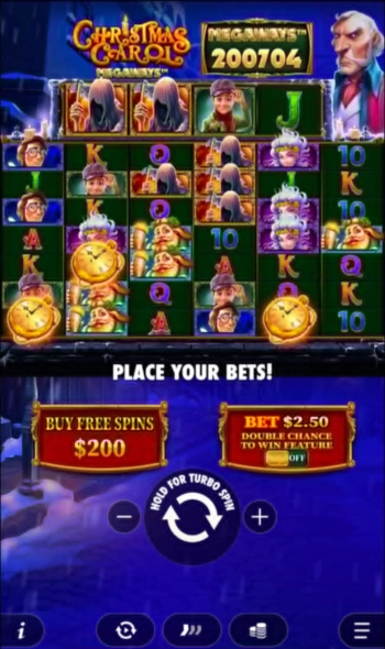 Spill Christmas Carol Megaways Play på iOS og Android