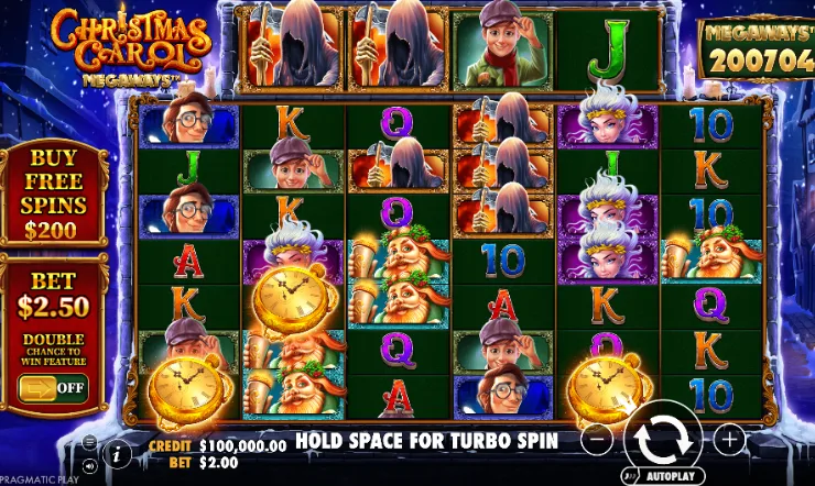 Christmas Carol Megaways juleslot anmeldelse