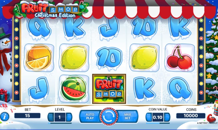 Fruit Shop Christmas Edition spilleautomat anmeldelse