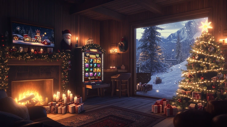 Spilleautomater med juletema - jule slots