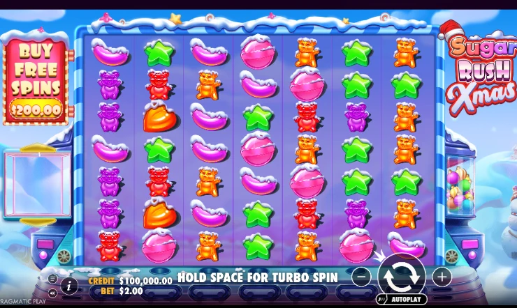 Sugar Rush Xmas spilleautomat anmeldelse
