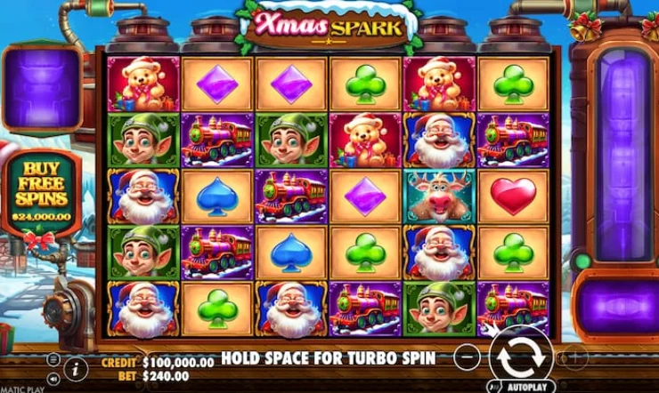 Xmas Spark spilleautomat anmeldelse