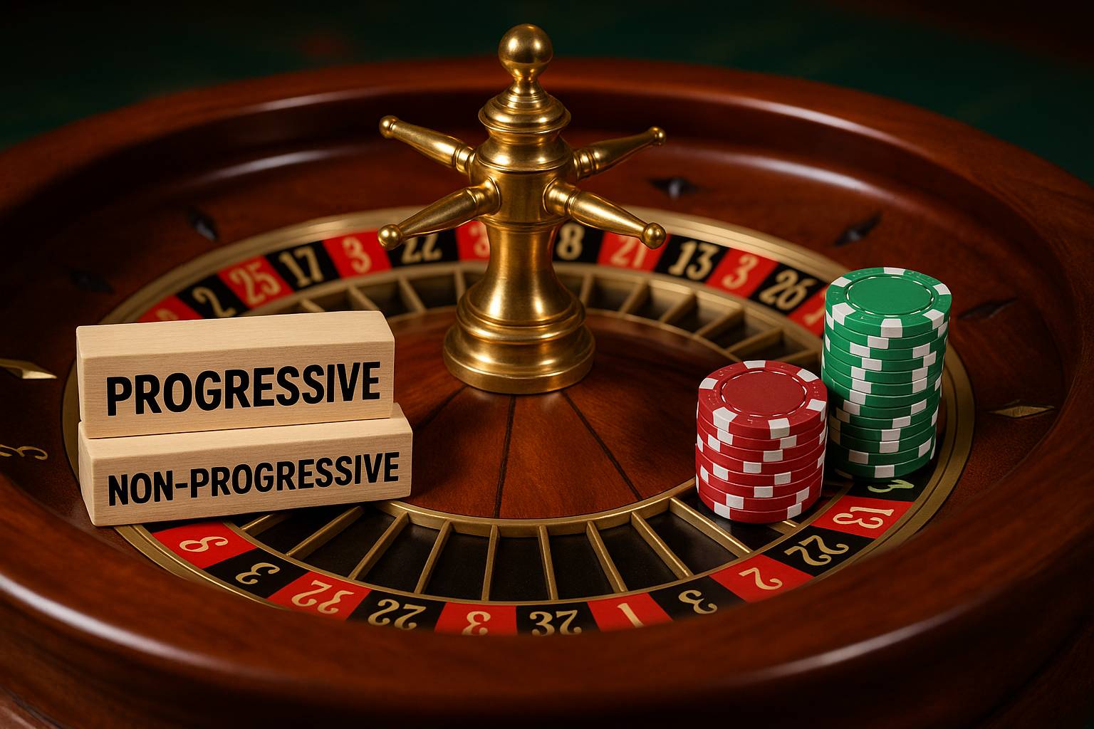 Tipos de Estratégias de Roleta Progressivas vs Não Progressivas