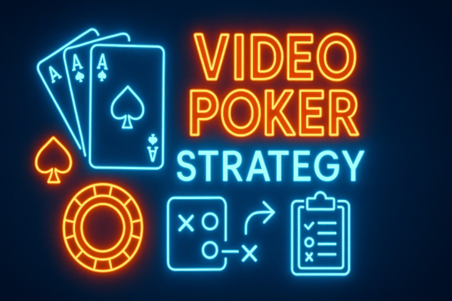 As melhores estrategias para jogar video poker