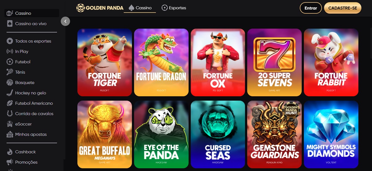 Golden Panda traz promoções especiais para apostar em slots variados