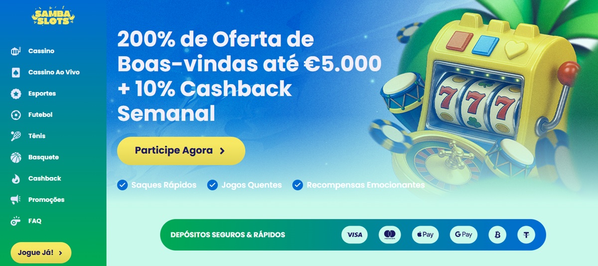 Samba Slots é um dos principais cassinos para Aviator Aposta