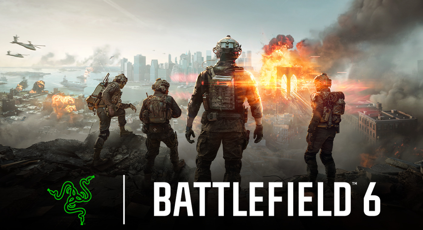 Razer lança dispositivos que aumentam o realismo das batalhas no Battlefield 6