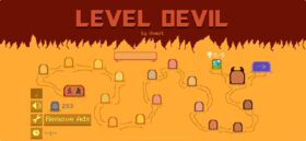 Tela inicial do jogo mobile Level Devil