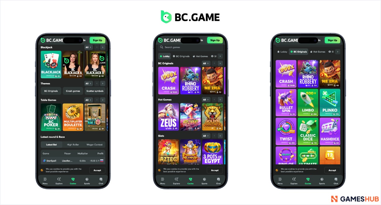 BC.Game oferece suporte ao Pix e permite saques rápidos