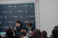 Hideo Kojima em coletiva de imprensa na BGS
