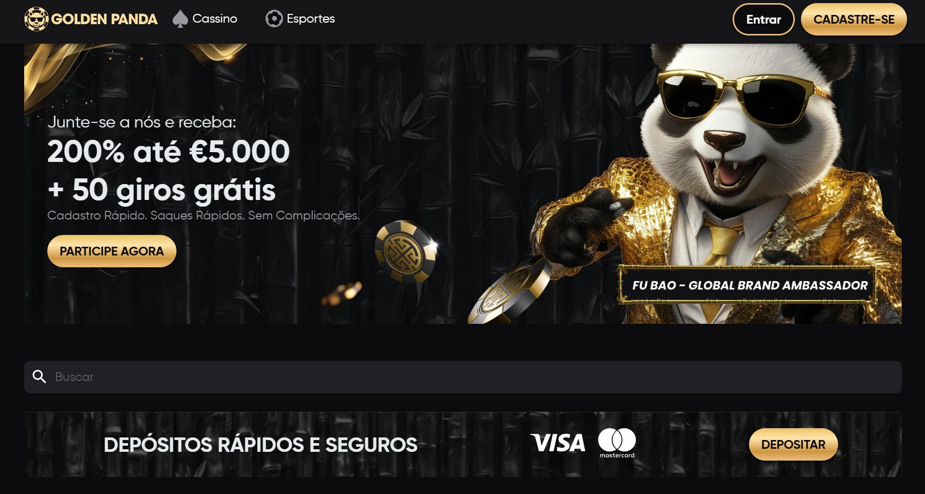 Golden Panda é um dos melhores casinos online em angola