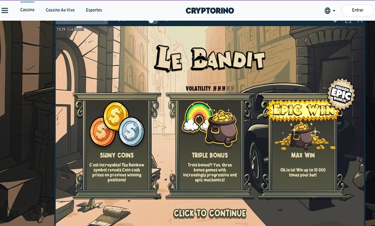 Cryptorino tem o Le Bandit no catalogo