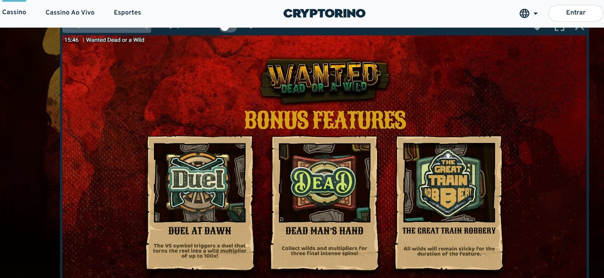 Wanted Dead or a Wild no Cryptorino