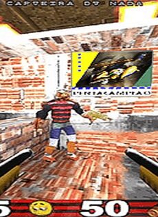 Uma experiência divertida baseada nos FPS dos anos 90 com muitas referências brasileiras.