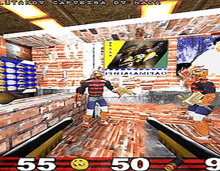 Uma experiência divertida baseada nos FPS dos anos 90 com muitas referências brasileiras.
