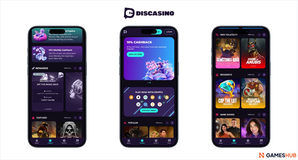 DisCasino oferece Bônus Atrativo de 200% + Cashback