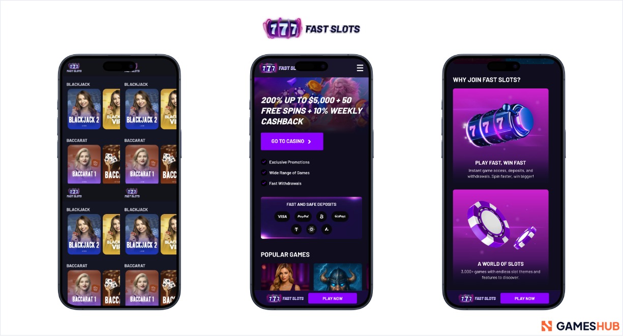 Fast Slots é uma plataforma com Apostas Espotivas e Títulos Originais