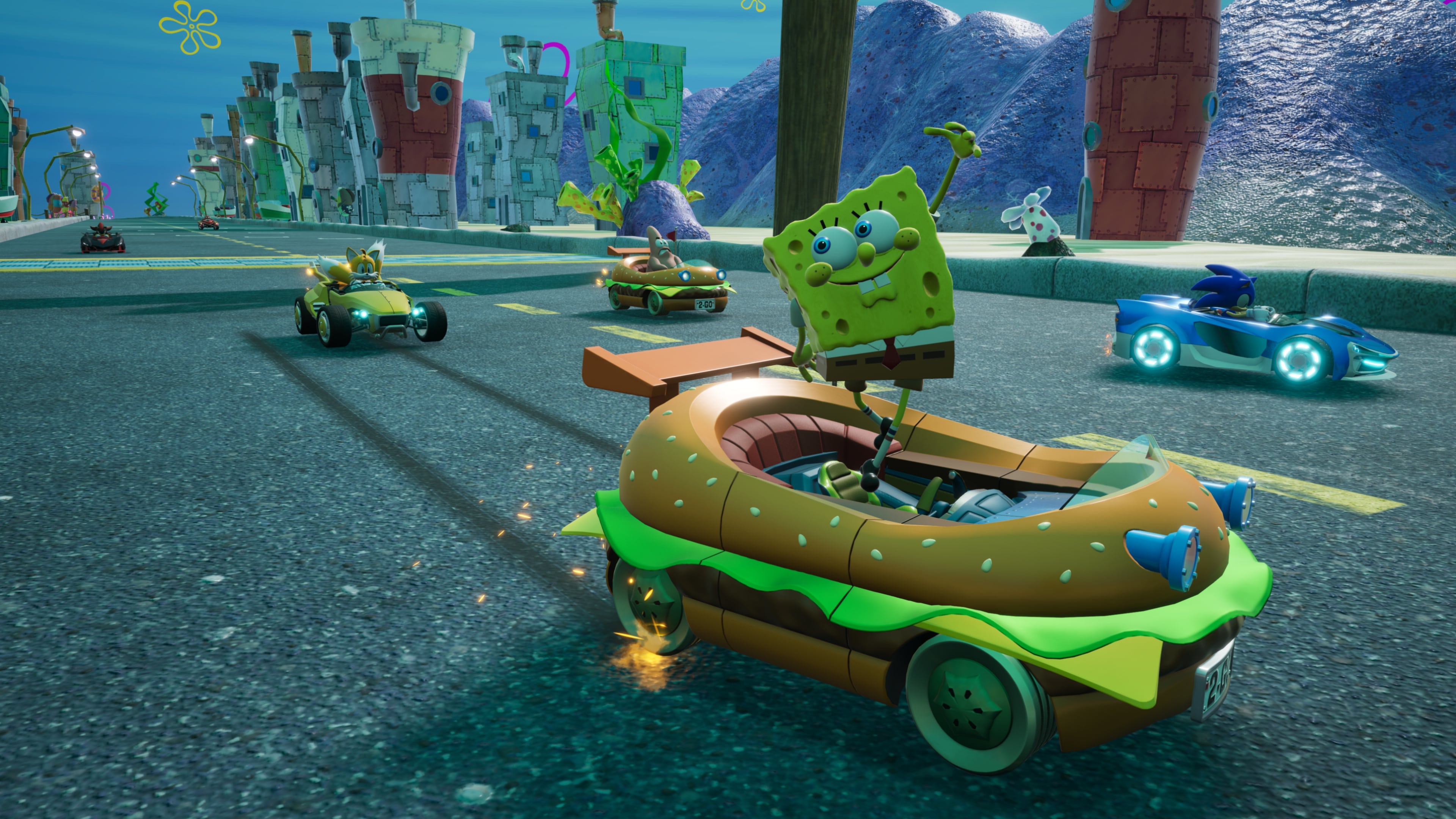 Crossovers fora de controle – Bob Esponja chega ao Sonic Racing: CrossWorlds