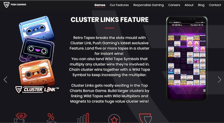 cluster link no push gaming