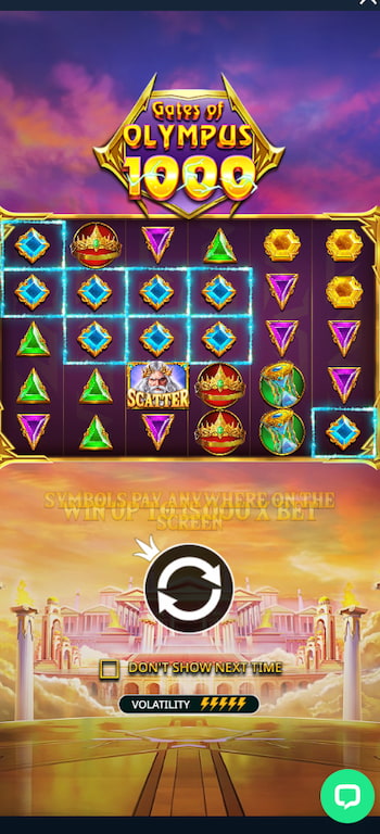 Gates of Olympus no Celular