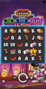 Interface mobile do slot Le King