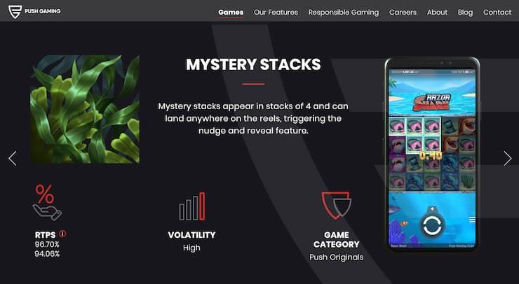 mystery stacks no push gaming