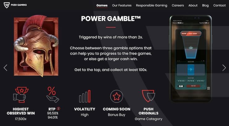 jogos com power gamble