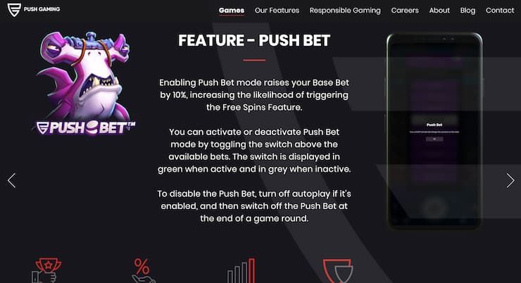 como funcionam apostas push