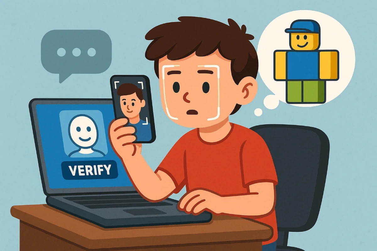 Roblox implementa verificações faciais obrigatórias para impedir que crianças conversem com adultos