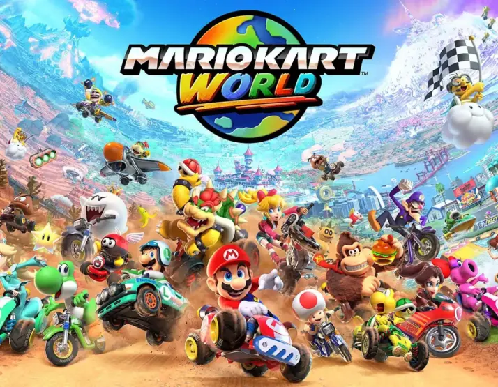 Entre os destaques estão novos itens, ajustes de pistas e longa lista de correções no Switch 2.