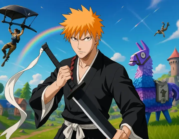 A colaboração com o anime ocorre durante Temporada 1 do Capítulo 7. Ichigo Kurosaki e skins temáticas chegam em breve à plataforma.