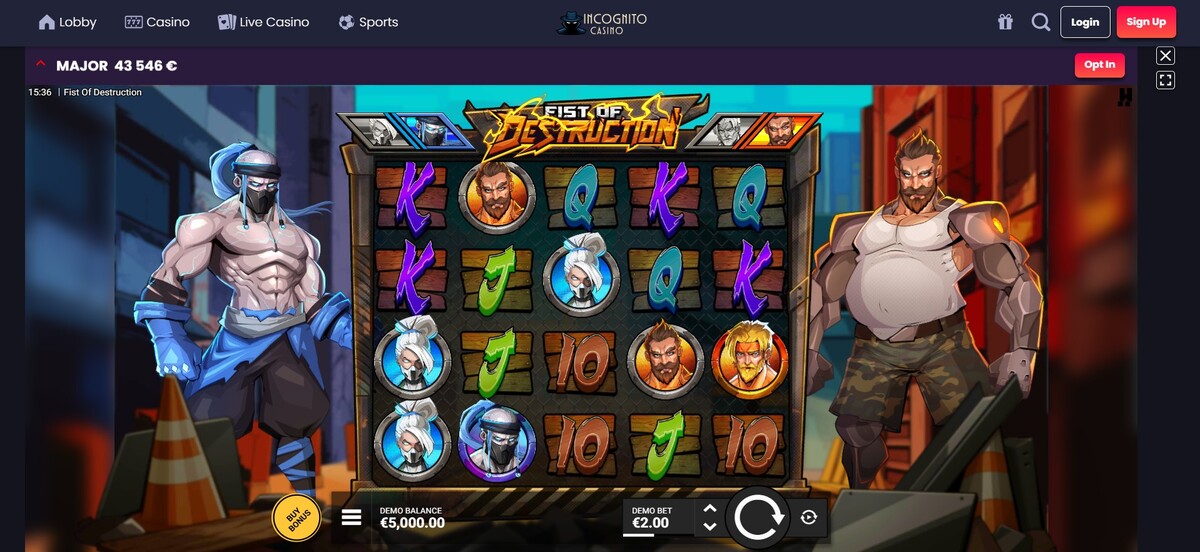 Fist of Destruction no Incognito