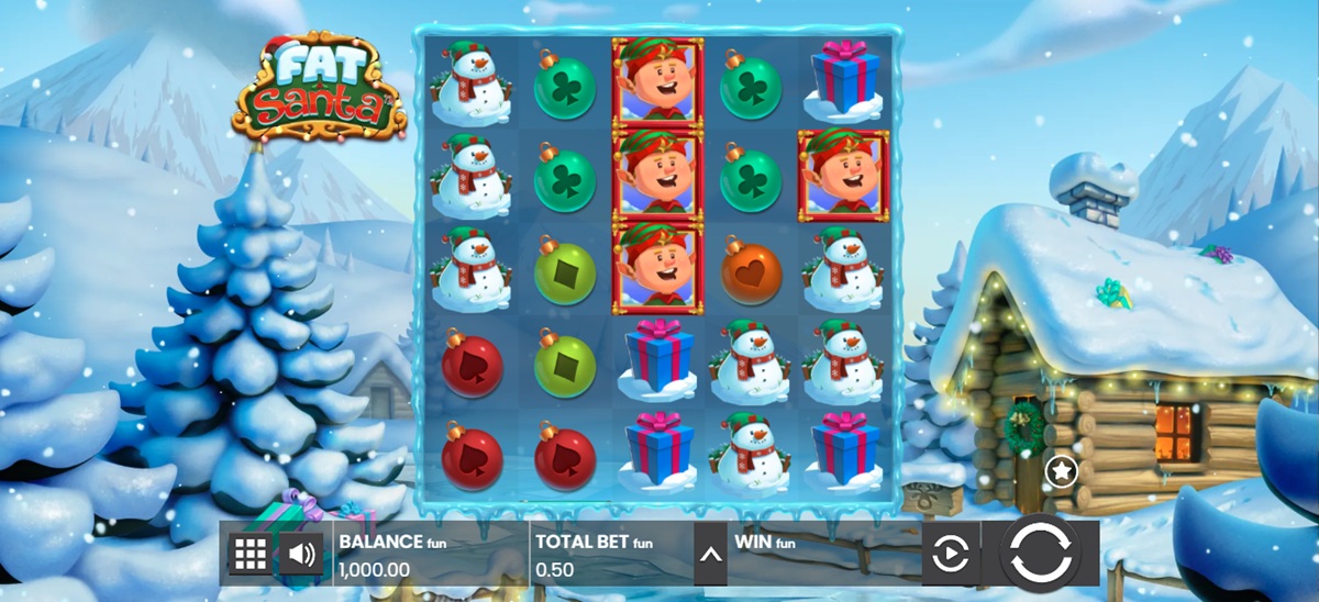 Interface do Slot Fat Santa