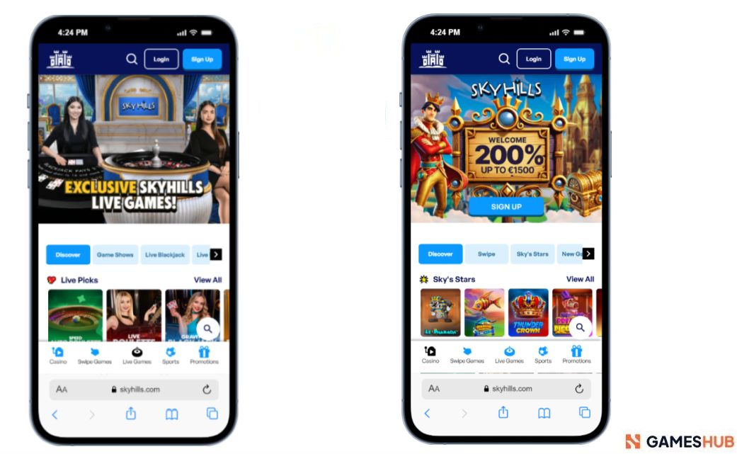 casino skyhills lobby