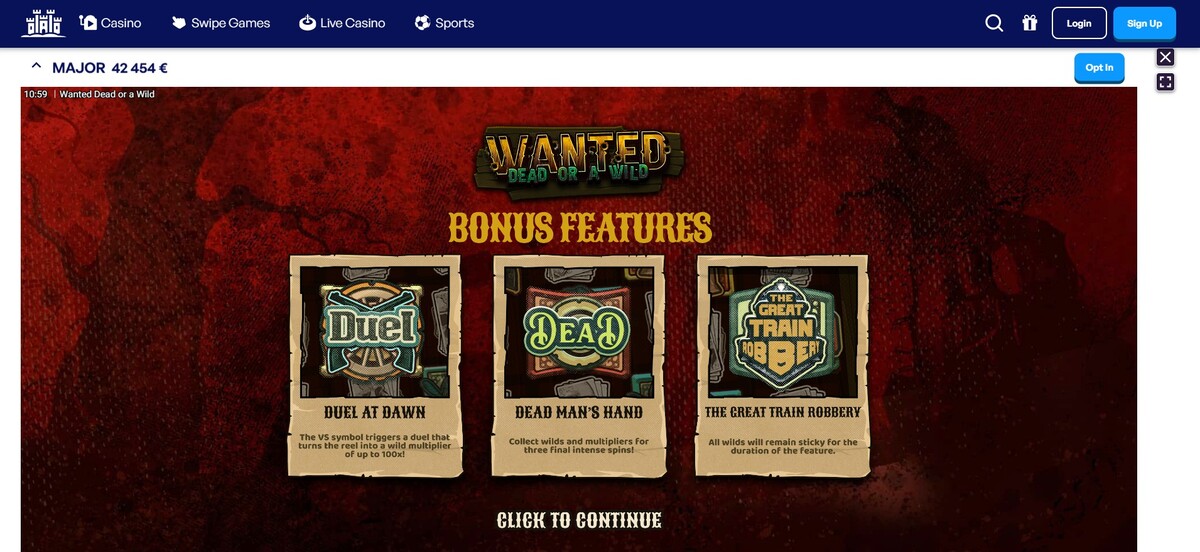 Wanted Dead or a Wild no Skyhills