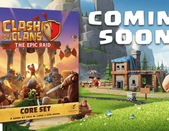 Clash of Clans: The Epic Raid é o novo jogo de tabuleiro inspirado no sucesso mobile da Supercell. O título chega em 2026 com batalhas entre clãs, miniaturas e campanha milionária no Kickstarter.