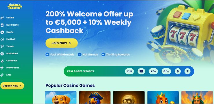 samba slots romania