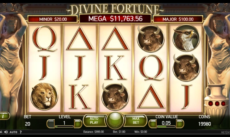 Divine Fortune slot basspel