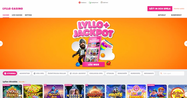 Lyllo Casino hemsida