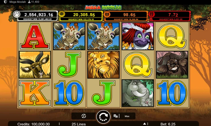 Mega Moolah slot