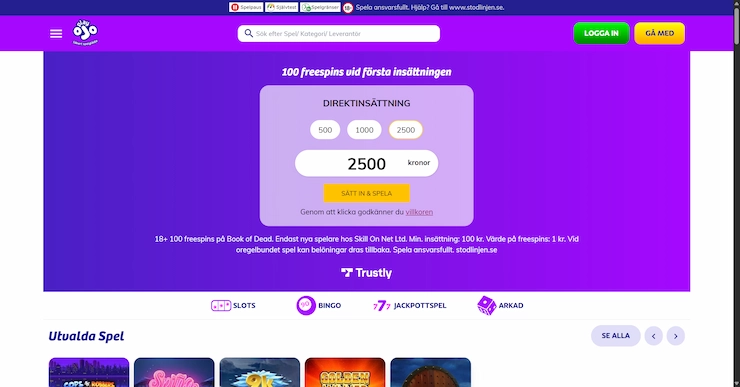 Playojo casino hemsida
