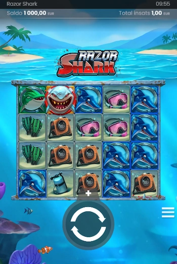 Razor Shark slot i mobilen