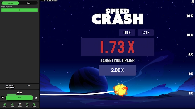 Speed Crash från Hacksaw Gaming