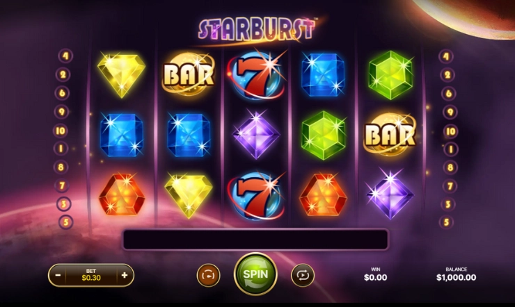 Starburst slot basspel