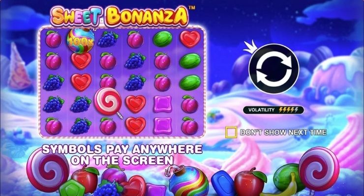 Sweet Bonanza spelfönster