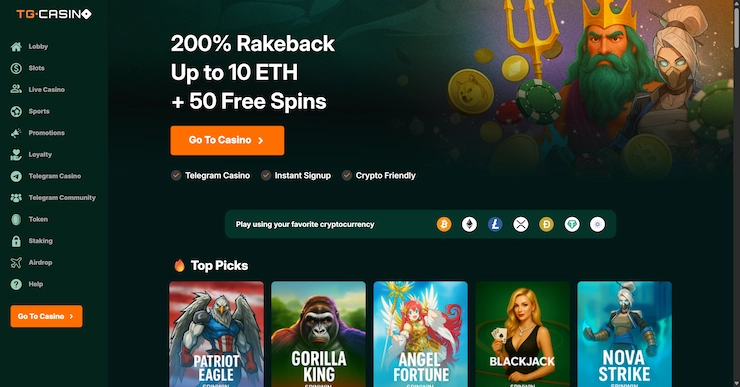 TG casino hemsida