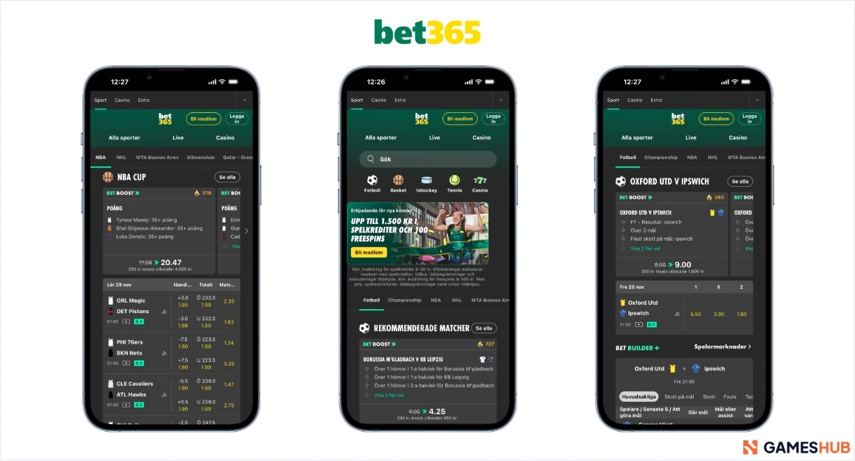 Bet365 betting på aktuella event