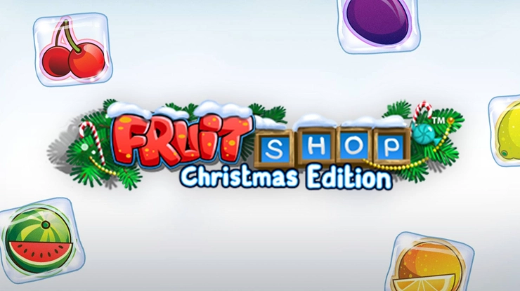 Fruit Shop Christmas edition slot logo