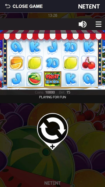 Fruit Shop Christmas edition mobilslot