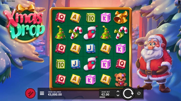 Xmas Drop slot basspel och symboler
